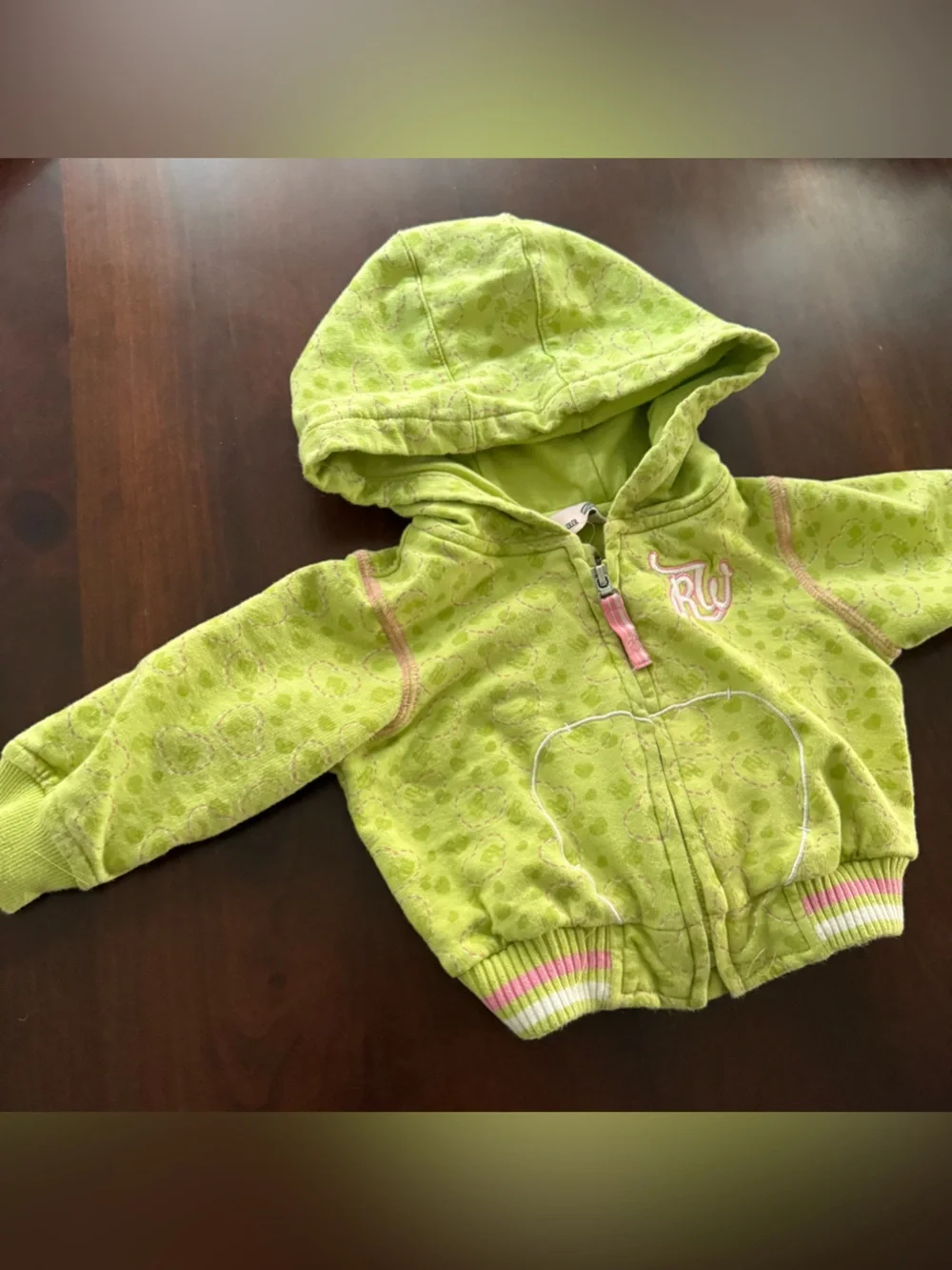 Y2K Rocawear Hoodie Baby Girl Size 0-6 M